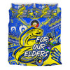 Parramatta Eels Naidoc Week Custom Bedding Set - For Our Elders Run to Paradise Bedding Set