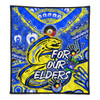Parramatta Eels Naidoc Week Custom Quilt - For Our Elders Run to Paradise Quilt