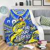 Parramatta Eels Naidoc Week Custom Blanket - For Our Elders Run to Paradise Blanket