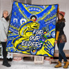 Parramatta Eels Naidoc Week Custom Blanket - For Our Elders Run to Paradise Blanket