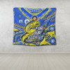 Parramatta Eels Naidoc Week Custom Tapestry - For Our Elders Run to Paradise Tapestry