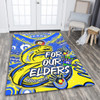 Parramatta Eels Naidoc Week Custom Area Rug - For Our Elders Run to Paradise Area Rug