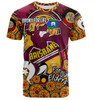 Brisbane Broncos Naidoc Week Custom T-shirt - Brisbane Broncos Naidoc Week For Our Elders Bronx for Life Sport Style T-shirt