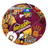 Brisbane Broncos Naidoc Week Custom Round Rug - Brisbane Broncos Naidoc Week For Our Elders Bronx for Life Sport Style Round Rug