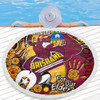 Brisbane Broncos Naidoc Week Custom Beach Blanket - Brisbane Broncos Naidoc Week For Our Elders Bronx for Life Sport Style Beach Blanket