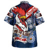 Sydney Roosters Naidoc Week Custom Hawaiian Shirt - Sydney Roosters Naidoc WeekFor Our Elders Dot Art Style With Lizard Hawaiian Shirt