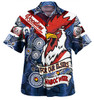 Sydney Roosters Naidoc Week Custom Hawaiian Shirt - Sydney Roosters Naidoc WeekFor Our Elders Dot Art Style With Lizard Hawaiian Shirt
