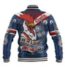 Sydney Roosters Naidoc Week Custom Baseball Jacket - Sydney Roosters Naidoc WeekFor Our Elders Dot Art Style With Lizard Baseball Jacket