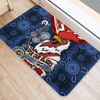 Sydney Roosters Naidoc Week Custom Door Mat - Sydney Roosters Naidoc WeekFor Our Elders Dot Art Style With Lizard Door Mat