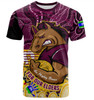 Brisbane Broncos Naidoc Week Custom T-shirt - Brisbane Broncos For Our Elders Aboriginal Inspired T-shirt
