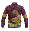 Brisbane Broncos Naidoc Week Custom Baseball Jacket - Brisbane Broncos For Our Elders Aboriginal Inspired Baseball Jacket