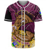 Brisbane Broncos Naidoc Week Custom Baseball Shirt - Brisbane Broncos For Our Elders Aboriginal Inspired Baseball Shirt