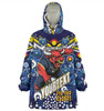 North Queensland Cowboys Naidoc Custom Snug Hoodie - Cowboys Naidoc For Our Elders Dot Art Style With Turtle Snug Hoodie