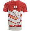 Redcliffe Sport T-shirt - Dolphins Macost With Australia Flag  T-shirt