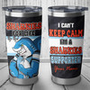 Cronulla-Sutherland Sharks Tumbler - I Can't Keep Calm I'm A Supporter Tumbler