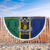 Australia South Sea Islanders Custom Beach Blanket - Australian South Sea Islanders Beach Blanket