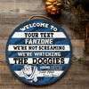 Canterbury-Bankstown Bulldogs Door Sign - Welcome To Our Fan Zone Door Sign