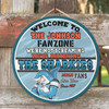 Sutherland and Cronulla Door Sign - Welcome To Our Fan Zone Door Sign