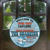 Sutherland and Cronulla Door Sign - Welcome To Our Fan Zone Door Sign