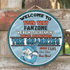 Sutherland and Cronulla Door Sign - Welcome To Our Fan Zone Door Sign