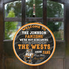 Wests Tigers Door Sign - Welcome To Our Fan Zone Door Sign