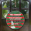 Rabbitohs Door Sign - Welcome To Our Fan Zone Door Sign
