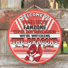 Illawarra and St George Door Sign - Welcome To Our Fan Zone Door Sign