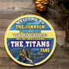 Titans Door Sign - Welcome To Our Fan Zone Door Sign