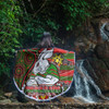 South Sydney Rabbitohs Custom Beach Blanket - Bunnies For Our Elders Hoodie Beach Blanket
