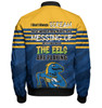 Parramatta Eels Mother's Day Bomber Jacket - Screaming Mom and Crazy Fan