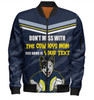 North Queensland Cowboys Mother's Day Bomber Jacket - Screaming Mom and Crazy Fan