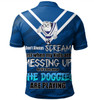 Canterbury-Bankstown Bulldogs Mother's Day Polo Shirt - Screaming Mom and Crazy Fan