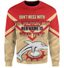 Redcliffe Dolphins Mother's Day Sweatshirt - Screaming Mom and Crazy Fan