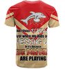 Redcliffe Dolphins Mother's Day T-Shirt - Screaming Mom and Crazy Fan