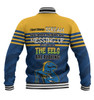 Parramatta Eels Mother's Day Baseball Jacket - Screaming Mom and Crazy Fan