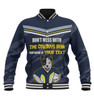 North Queensland Cowboys Mother's Day Baseball Jacket - Screaming Mom and Crazy Fan