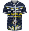 North Queensland Cowboys Mother's Day Baseball Shirt - Screaming Mom and Crazy Fan