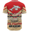 Redcliffe Dolphins Mother's Day Baseball Shirt - Screaming Mom and Crazy Fan