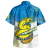 Parramatta Eels Sport Hawaiian Shirt - Parramatta Eels Mascot With Australia Flag
