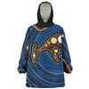 Australia Aboriginal Inspired Snug Hoodie - Aboriginal Kangaroo Art Snug Hoodie