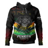 Penrith Panthers Hoodie - Panthers Mascot With Australia Flag