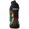 Penrith Panthers Long Sleeve Shirt - Panthers Mascot With Australia Flag
