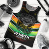 Penrith Panthers Men's Tank Top - Panthers Mascot With Australia Flag