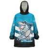 Sutherland and Cronulla Snug Hoodie - Sharks Mascot With Australia Flag