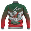 South Sydney Rabbitohs Baseball Jacket - Bunnies Mascot With Australia Flag