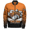 South Western of Sydney Bomber Jacket - Tigers Mascot With Australia Flag