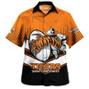 South Western of Sydney Hawaiian Shirt - Tigers Mascot With Australia Flag