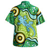 Australia Aboriginal Inspired Hawaiian Shirt - Aboriginal Goanna Art Hawaiian Shirt