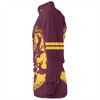 Brisbane Broncos Long Sleeve Shirt - Broncos Mascot Quater Style