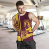 Brisbane Broncos Men's Tank Top - Broncos Mascot Quater Style